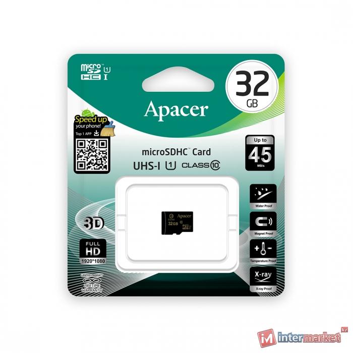 Карта памяти Apacer AP32GMCSH10U1-R 32GB
